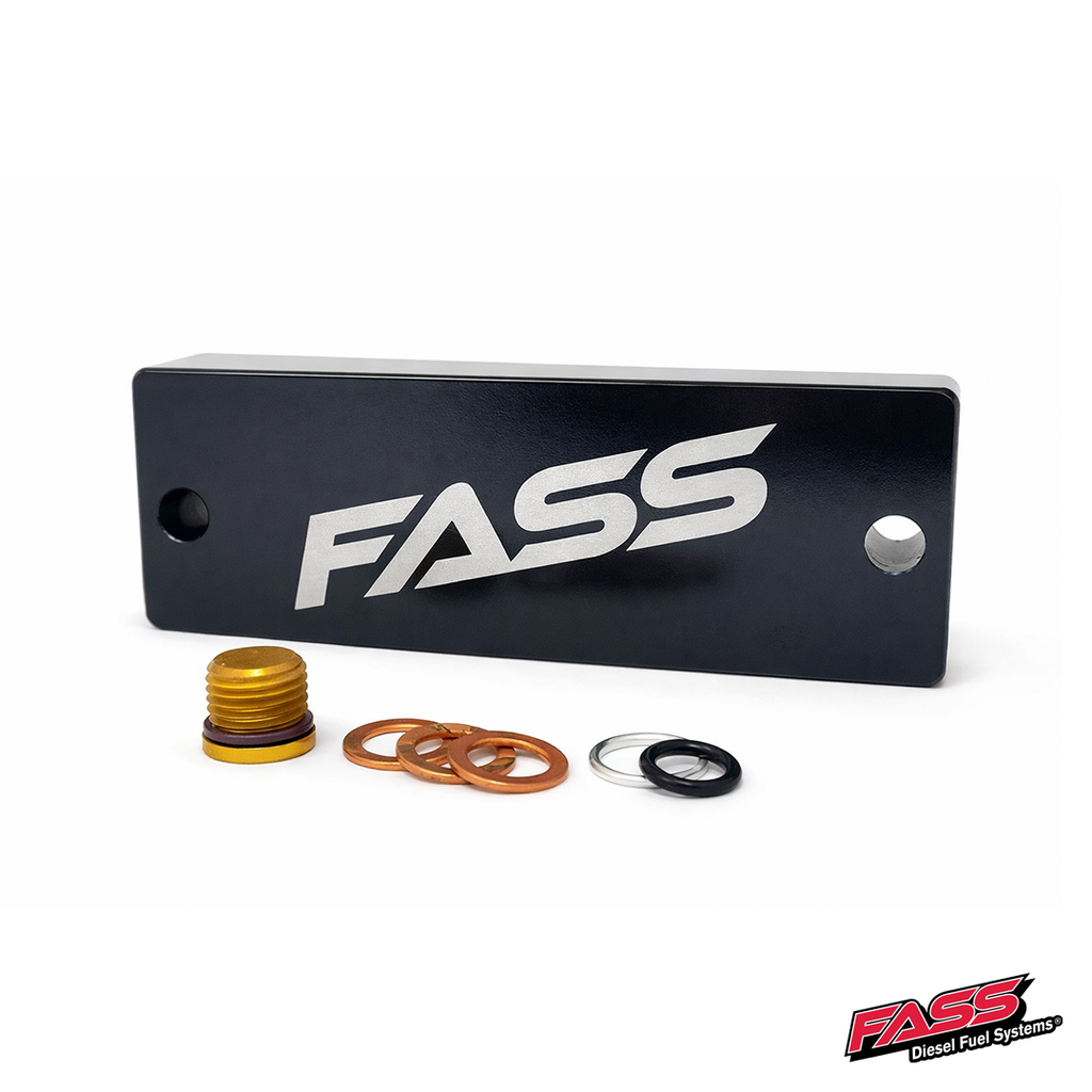 FASS Factory Fuel Filter Housing Delete Kit 2019+ Cummins 6.7L