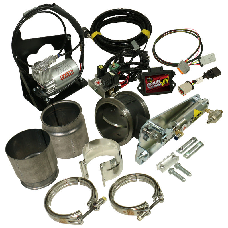 Cummins 6.7L Exhaust Brake Remote Air 4.0in Dodge 2007.5-2017 w/Non-VGT Turbo BD Diesel