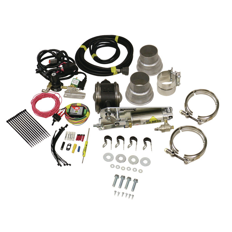 Exhaust Brake Universal 3.0 Inch Remote Mount Air Actuated BD Diesel