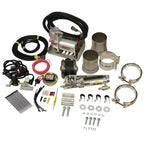 Exhaust Brake Universal 4.0 Inch Remote Mount Air Actuated c/w Air Compressor BD Diesel