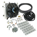 Xtrude Transmission Cooler with Fan Complete Kit for 5/16in Lines (Silverado/Sierra/Ford) BD Diesel
