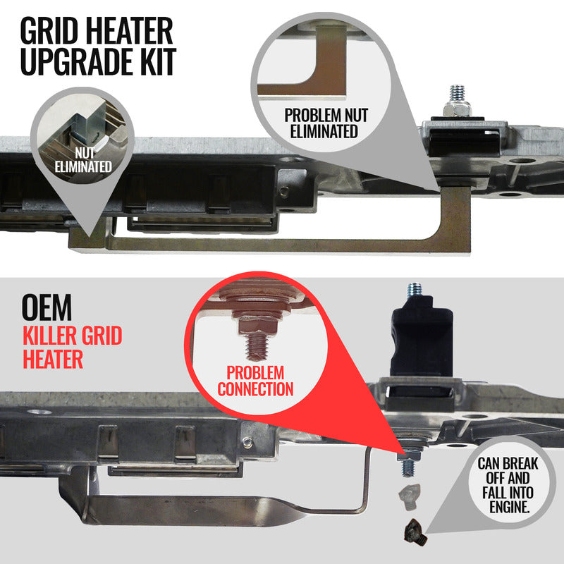 Killer Grid Heater Upgrade Kit Dodge RAM 6.7L Cummins 2500/3500/4500/5500 2007-2024 BD Diesel