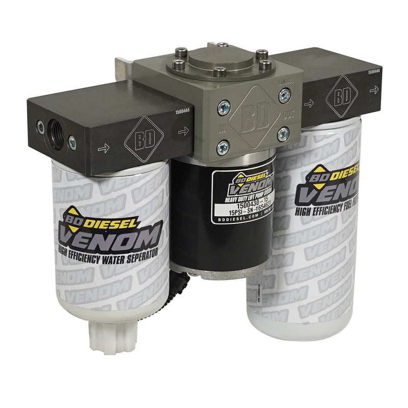 Venom Cummins Fuel Lift Pump c/w Filter and Separator Dodge 5.9L 1998.5-2002 2500/3500 BD Diesel