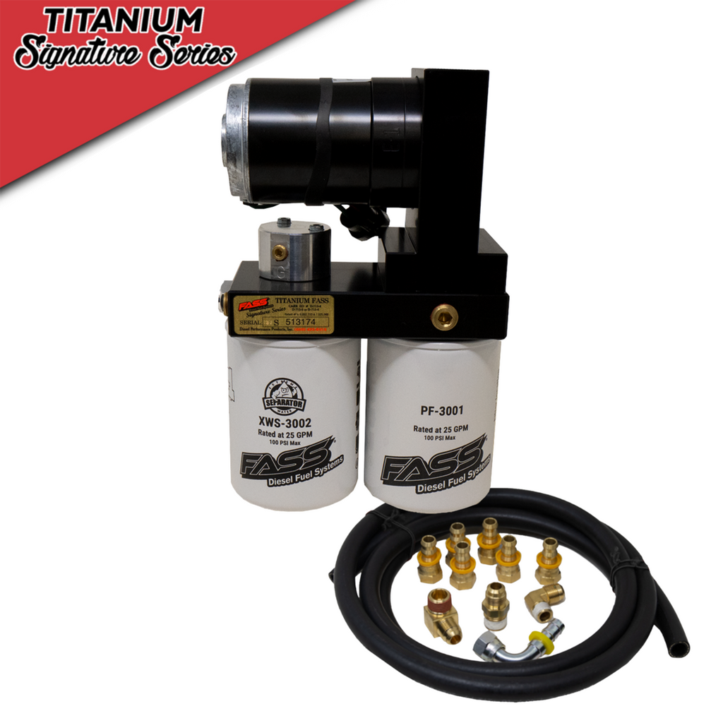 FASS Titanium Signature Series 100GPH Fuel System for Dodge/RAM 2005-2018 & 2021-2024 Cummins 5.9L and 6.7L