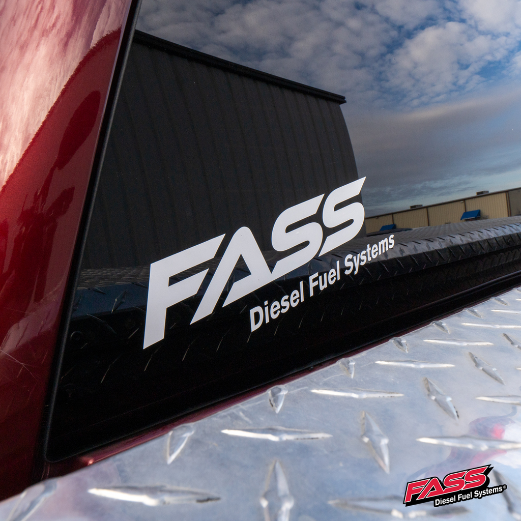 FASS Transfer Decal WHITE