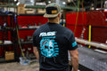 FASS Fabrication Skull Tee Teal- 3XL