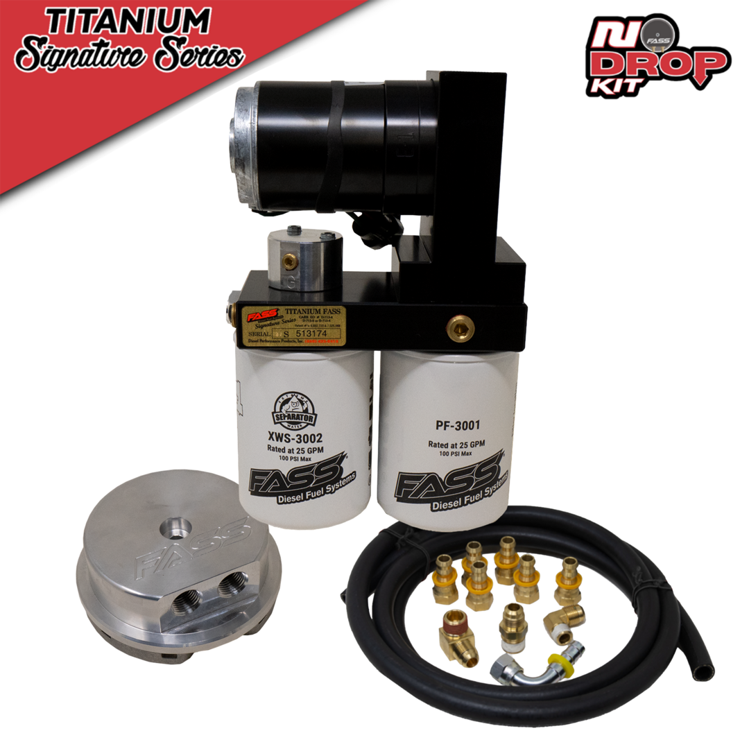 FASS No-Drop Titanium Signature Series Fuel System for GMC/Chevrolet 2011-2016 Duramax 6.6L, LML