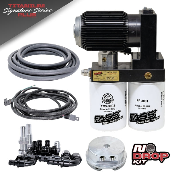 FASS Titanium Signature Series PLUS 240GPH Fuel System for Ford 2023-2024 Powerstroke 6.7L
