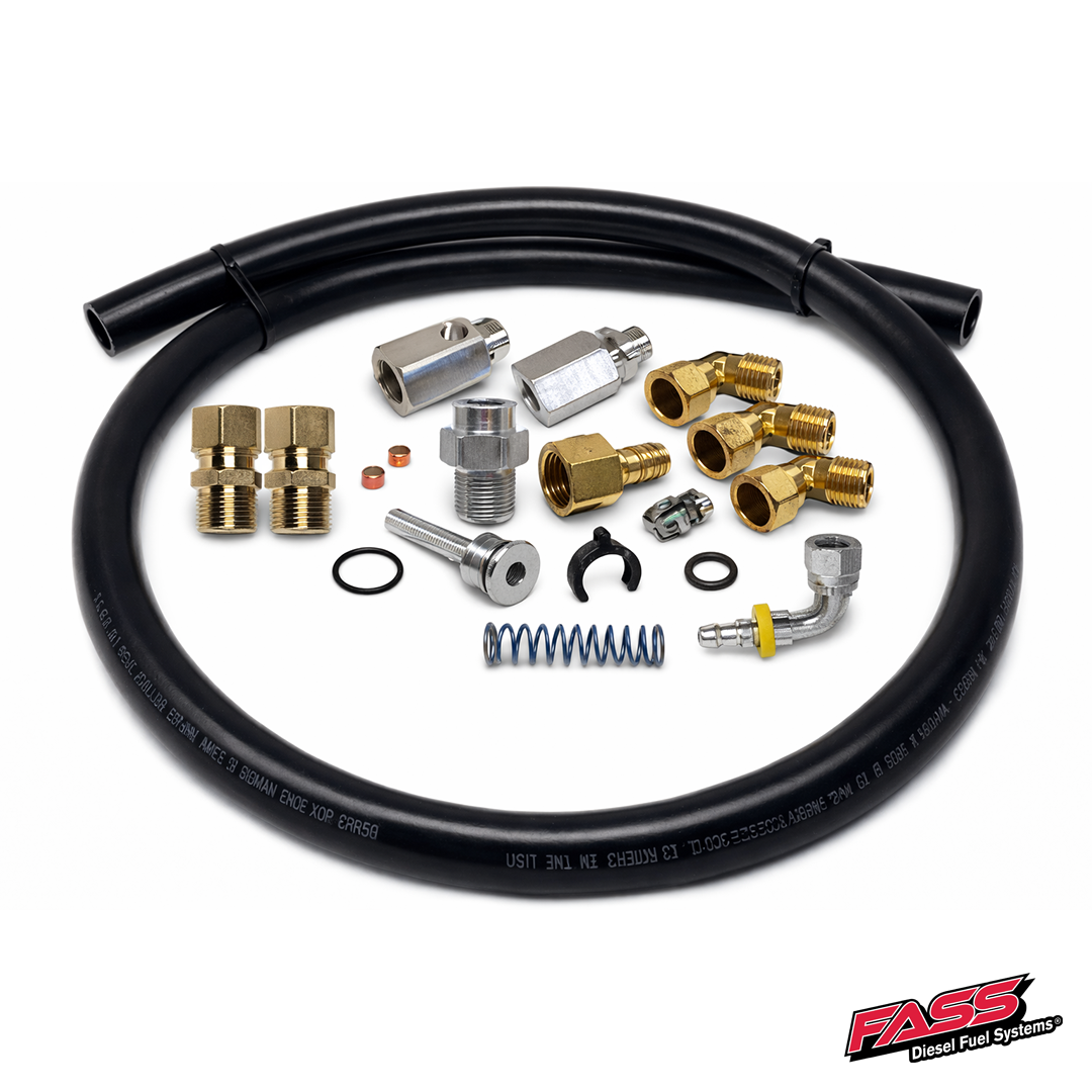 FASS PACCAR Fuel Line Adapter Kit for Trucks without Frame Mounted Water Separator (PAK2001)