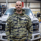 FASS Tiger Camo Hoodie- Medium