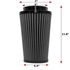 Air Filter Element for 20-24 Ford F250-F450 6.7L Powerstroke Dry Filter Banks Power