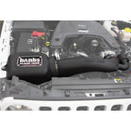 Ram-Air Intake System Oiled Filter for 18-26 Jeep Wrangler JL 3.6L and 20-26 Gladiator 3.6L Banks Power