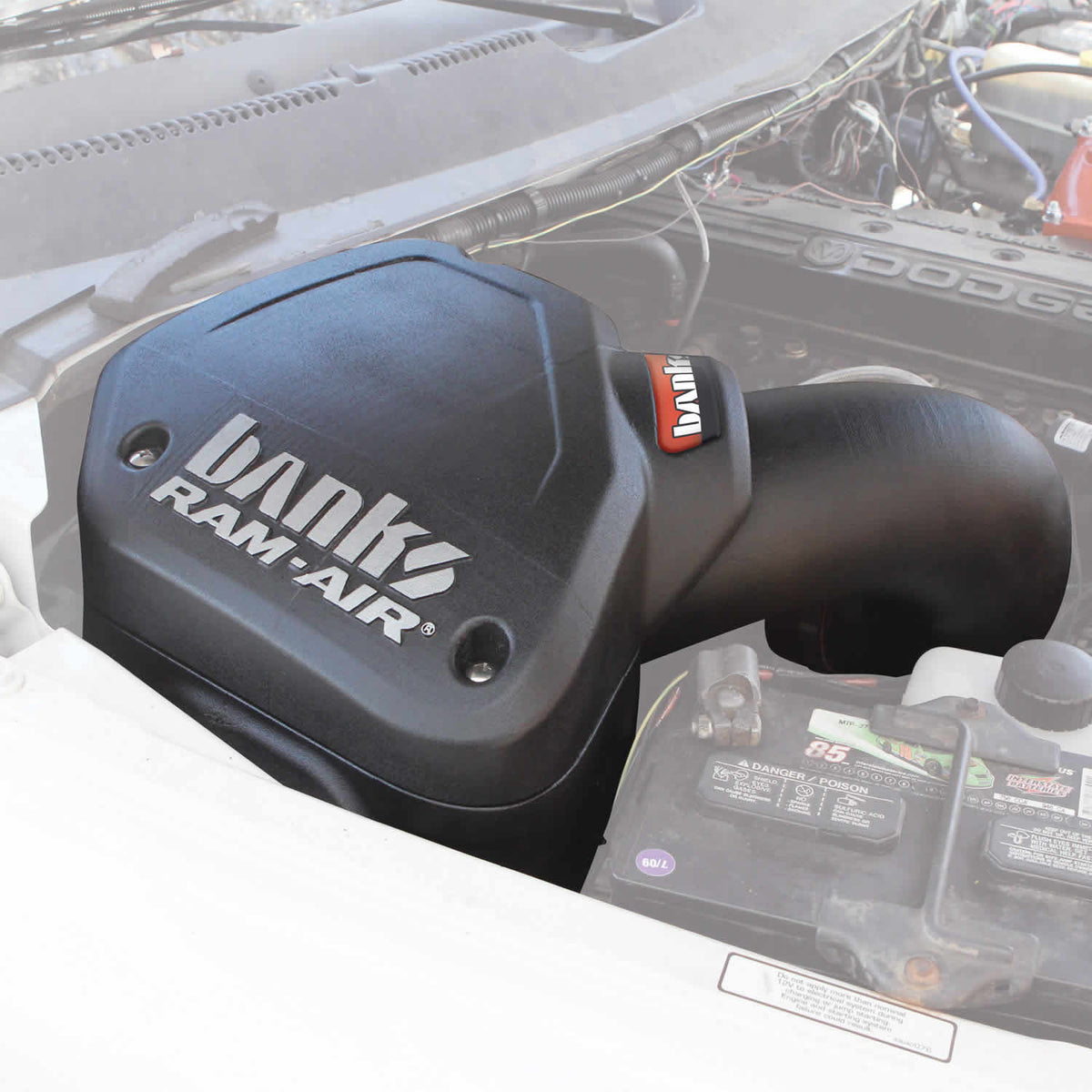 Ram-Air Cold-Air Intake System Oiled Filter 94-02 Dodge 5.9L Banks Power