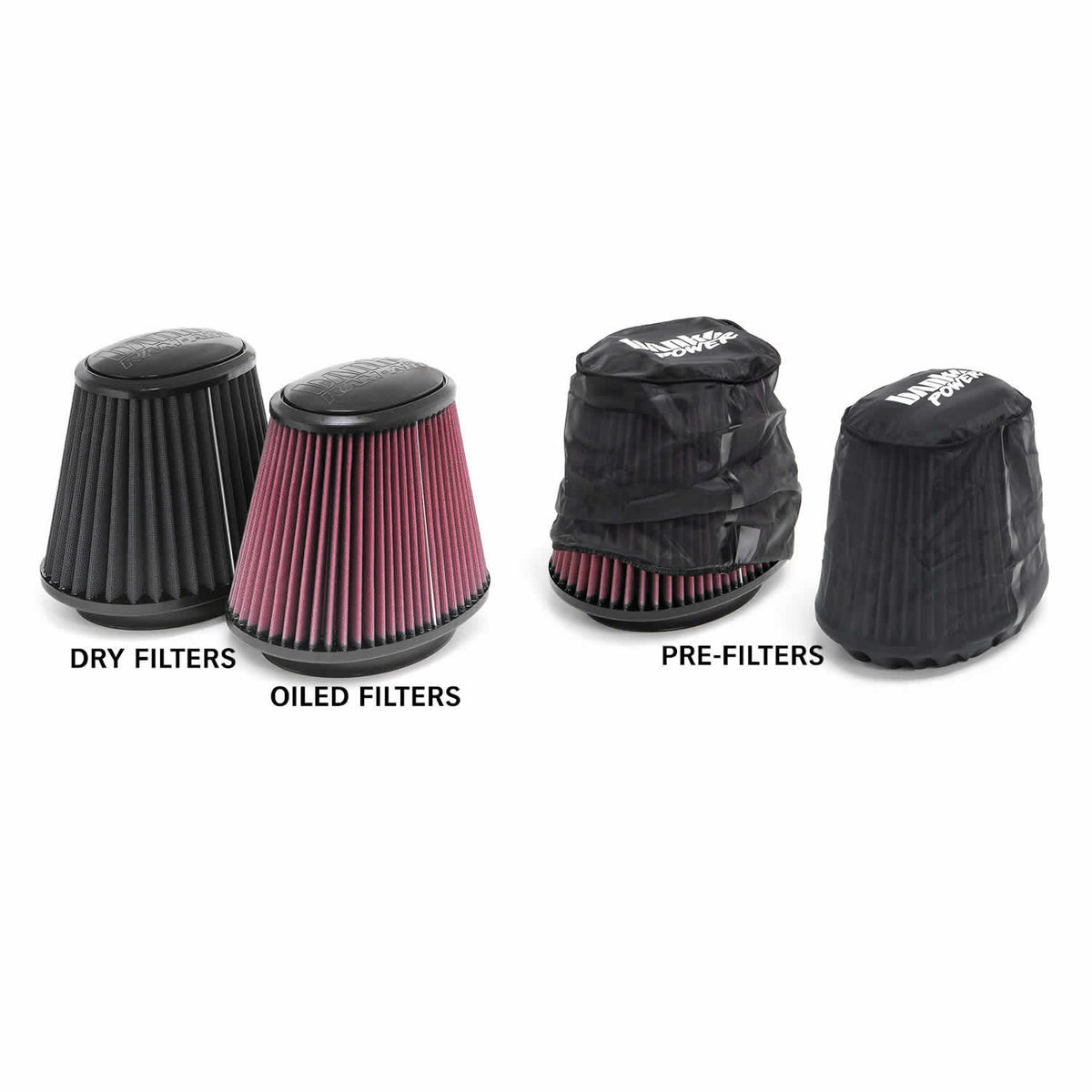 Ram-Air Cold-Air Intake System Oiled Filter 94-02 Dodge 5.9L Banks Power