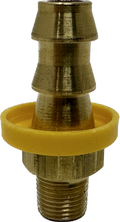 FASS 1/8"-27 Male NPTF x 3/8" Push-on Hose Barb Brass Fitting