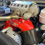 Monster-Ram Intake System for 19-24 Ram 2500/3500 6.7L Cummins Red Powdercoat Banks Power
