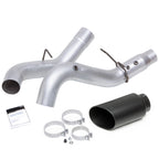 Monster Exhaust System Single Exit Black Tip for 20-22 Chevy/GMC 2500/3500 Banks Power