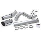 Monster Exhaust System 5-inch Single Exit Chrome Tip 17-26 Ford F250/F350/F450 6.7L Banks Power