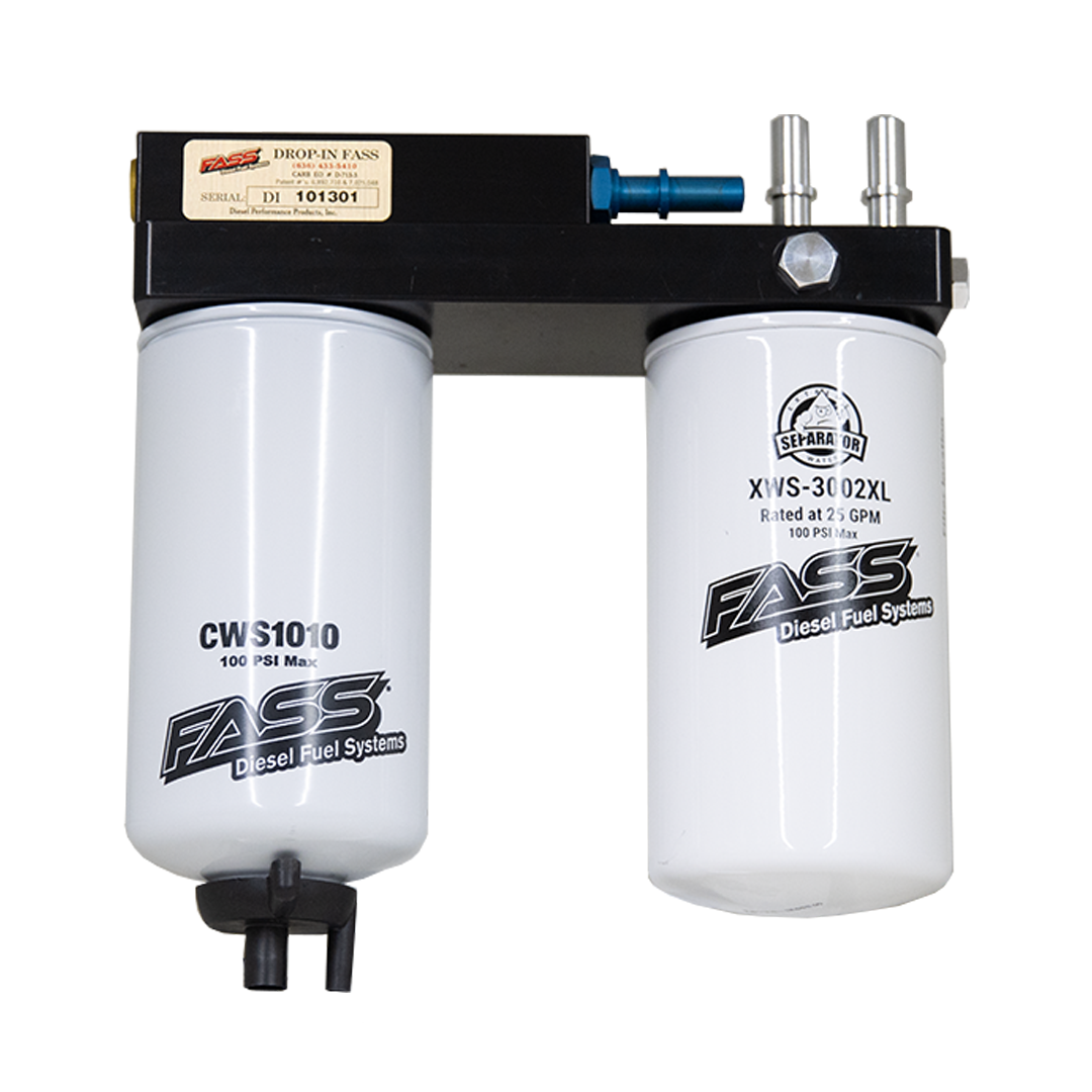 FASS Drop-In Series Diesel Fuel System for Ford 2017-2025 Powerstroke 6.7L with Ford Spacer Kit