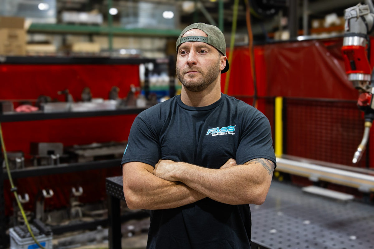 FASS Fabrication Skull Tee Teal- XL