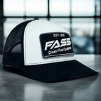 FASS White Patch Trucker Hat