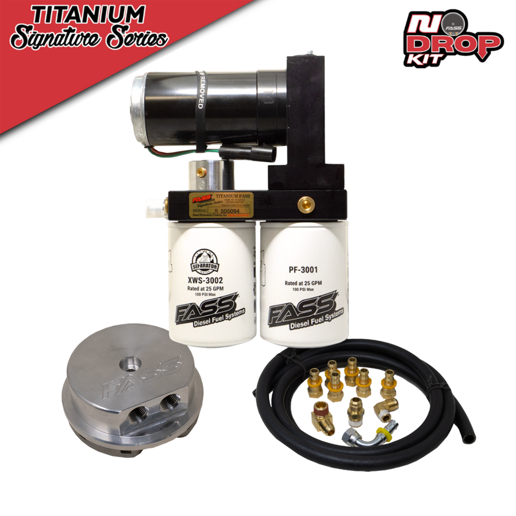 FASS No-Drop Titanium Signature Series 240G Fuel System for Ford Excursion 2000-2005 Powerstroke 7.3L and 6.0L