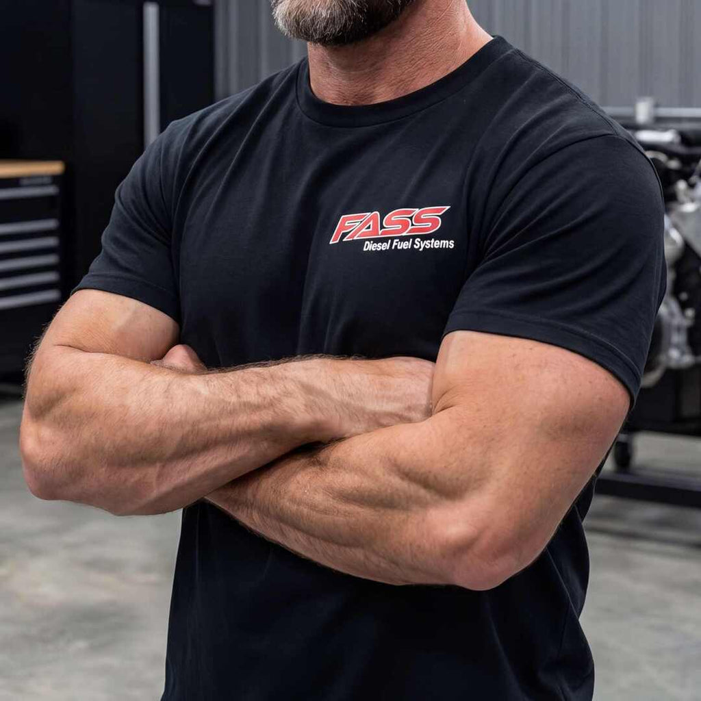 FASS FUELED BY FASS - LARGE, BLACK