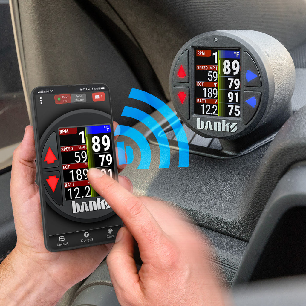 Banks iDash Data Pro for use with OBDII CAN bus vehicles Stand-Alone Banks Power