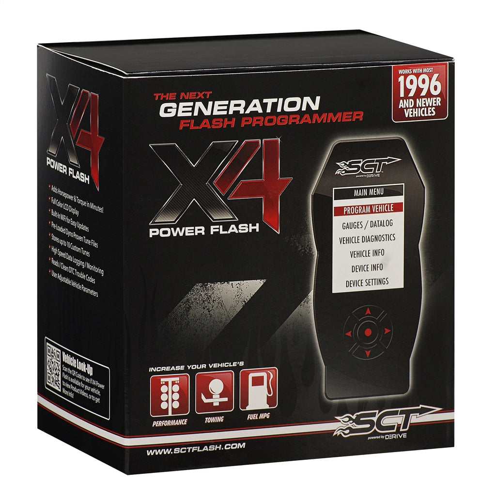 4X Power Flash Programmer Pre Loaded 96-14 DCX Cars/Trucks/Jeep Gas Only SCT Performance