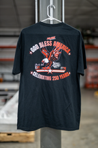FASS Black, Eagle 250 Years Shirt LARGE