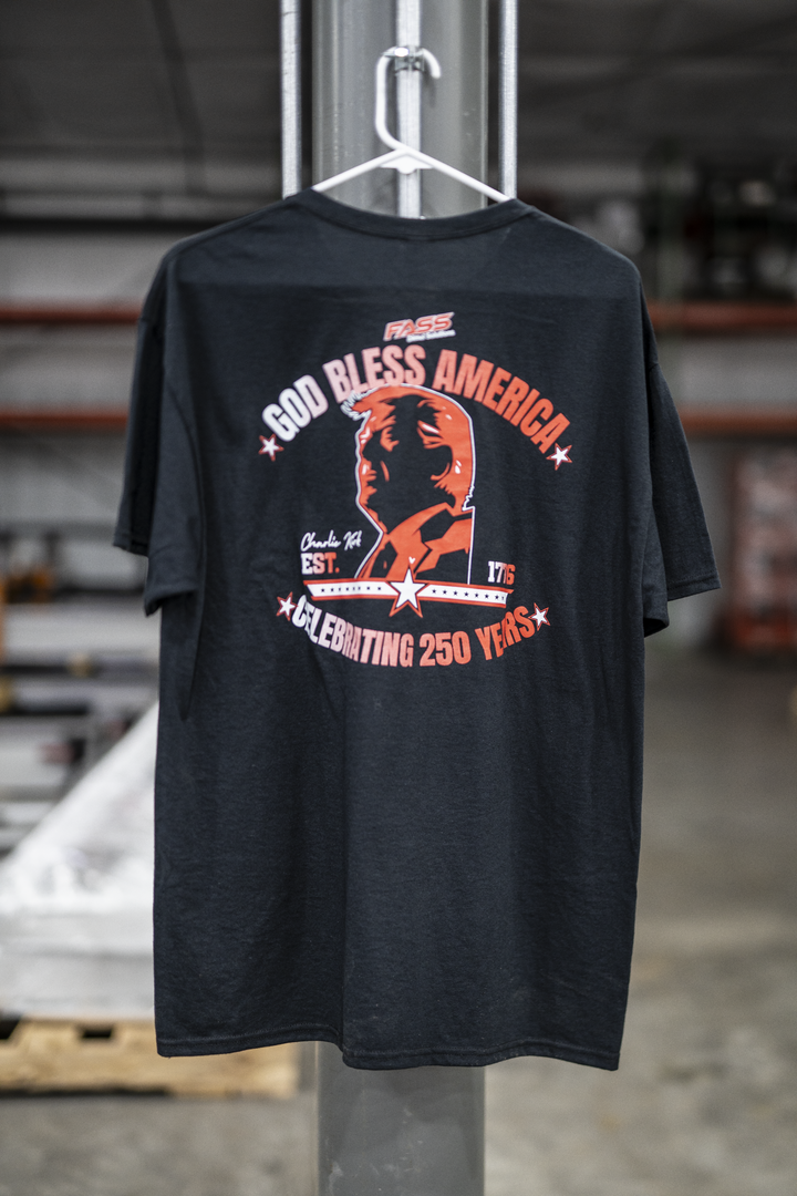 FASS Black, Trump 250 Years Shirt 2X