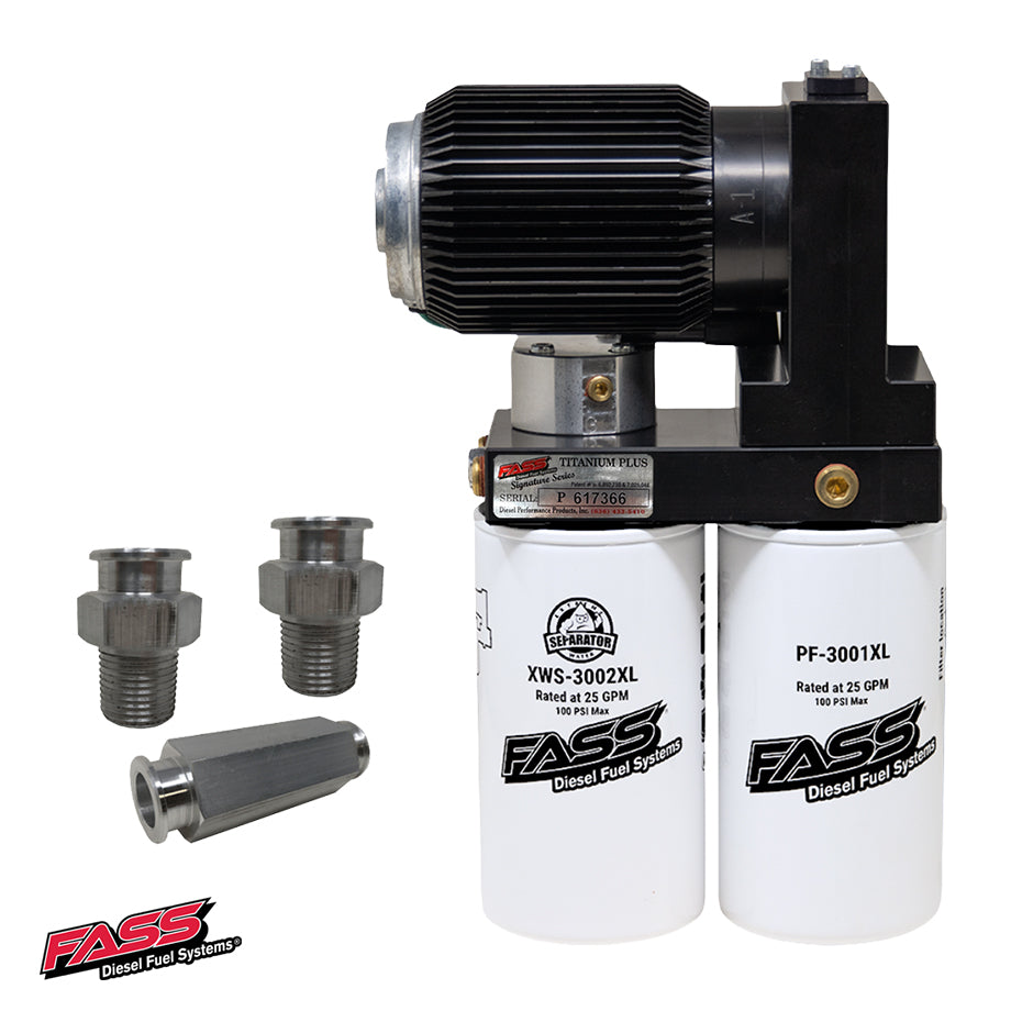 FASS Industrial Series PLUS Fuel System: For PACCAR Engines INDP290G with Line Adapter Kit PAK1001