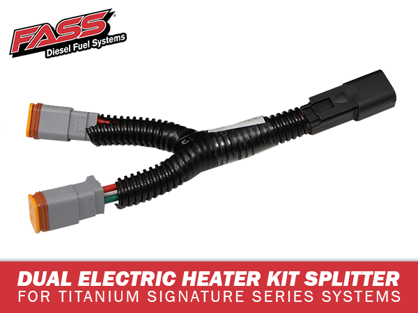 FASS Dual Electric Heater Kit Splitter for Titanium Signature Series Systems