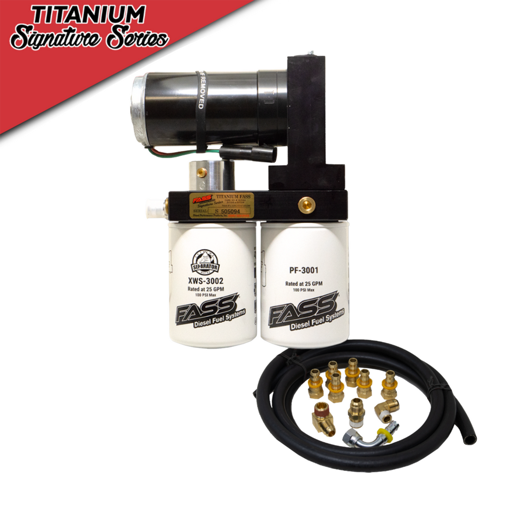 FASS Titanium Signature Series 250GPH Fuel System for GMC/Chevrolet 2001–2016 Duramax 6.6L