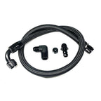 98.5-02 Dodge Cummins Lower Heater Hose Black Braided Full Send Diesel