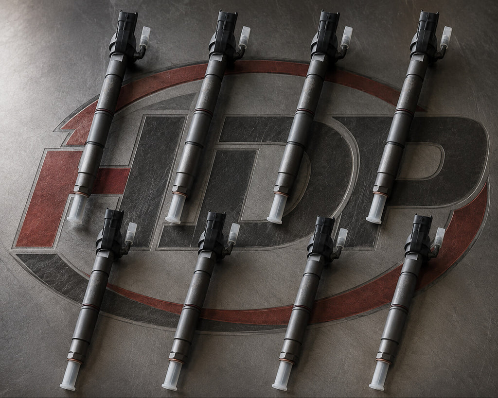 6.7 Powerstroke Injector Premium Power Stroke Injectors 100 Percent Over 2011-2019 Ford F-250/F-350/F-450/F-550/Excursion Holders Diesel Performance