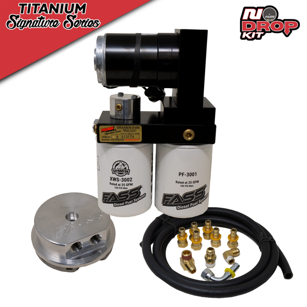 FASS No-Drop Titanium Signature Series 165G Fuel System for GMC/Chevrolet 2001–2010 Duramax 6.6L