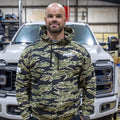 FASS Tiger Camo Hoodie- Large