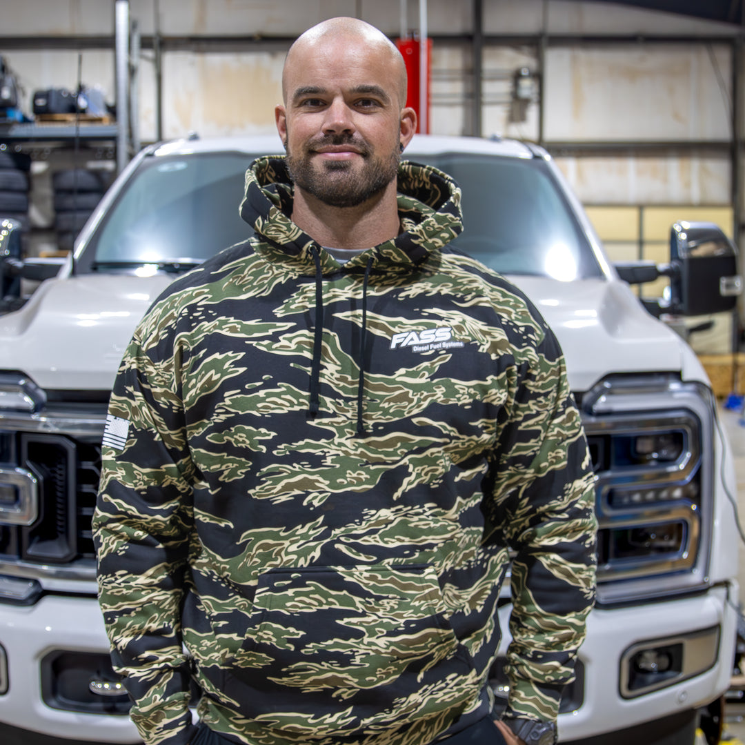 FASS Tiger Camo Hoodie- Small