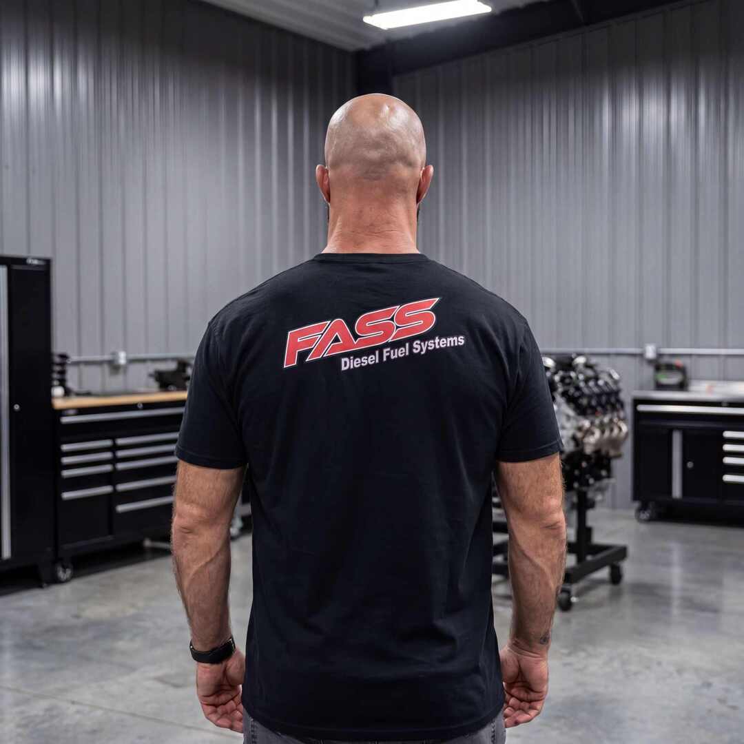 FASS FUELED BY FASS - LARGE, BLACK