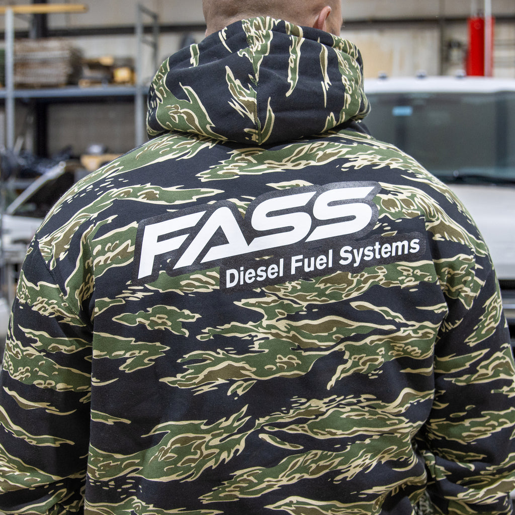 FASS Tiger Camo Hoodie- Medium