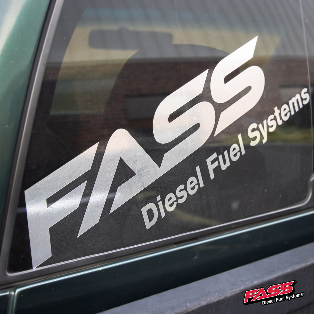 FASS Large Chrome Decal