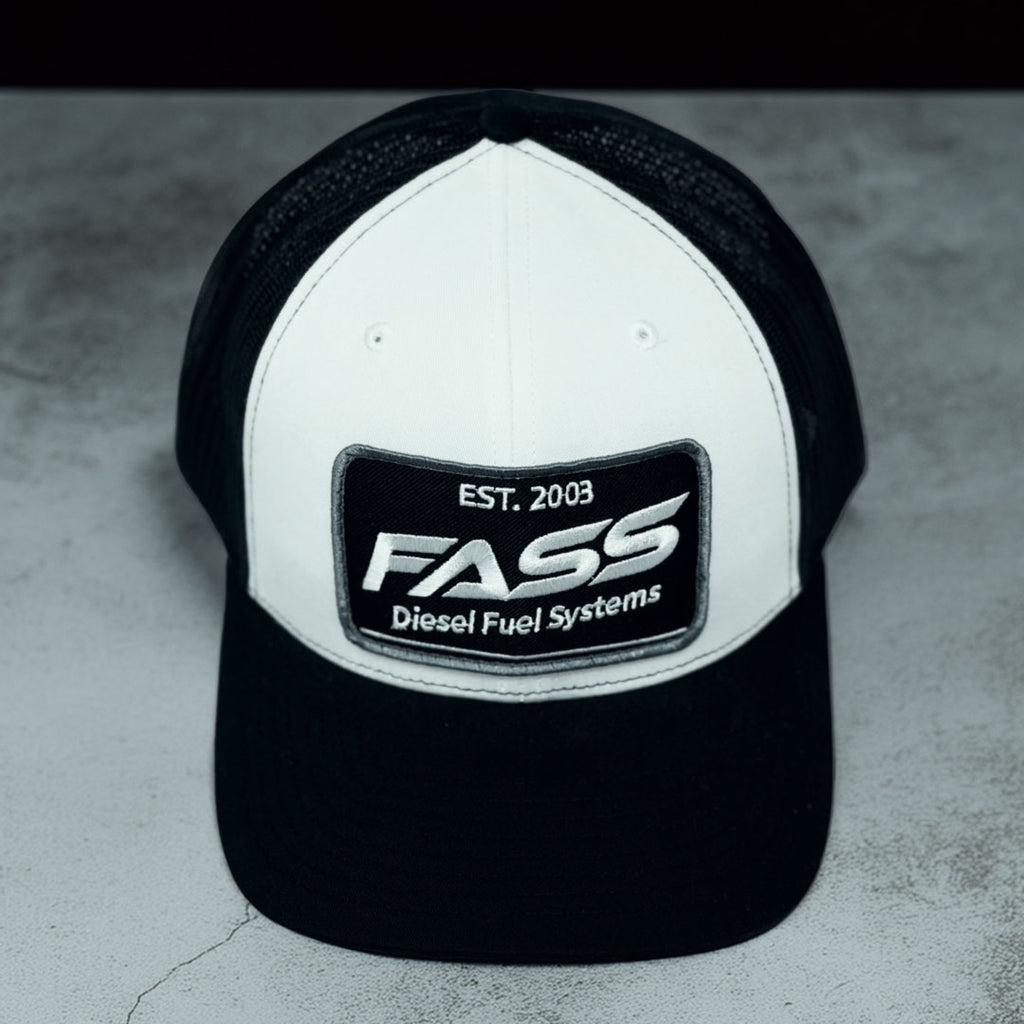 FASS White Patch Trucker Hat