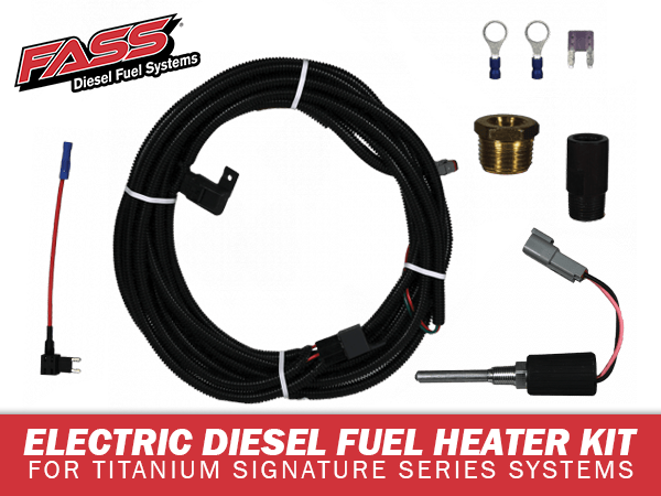 FASS Electric Diesel Fuel Heater Kit for Titanium Signature Series Systems