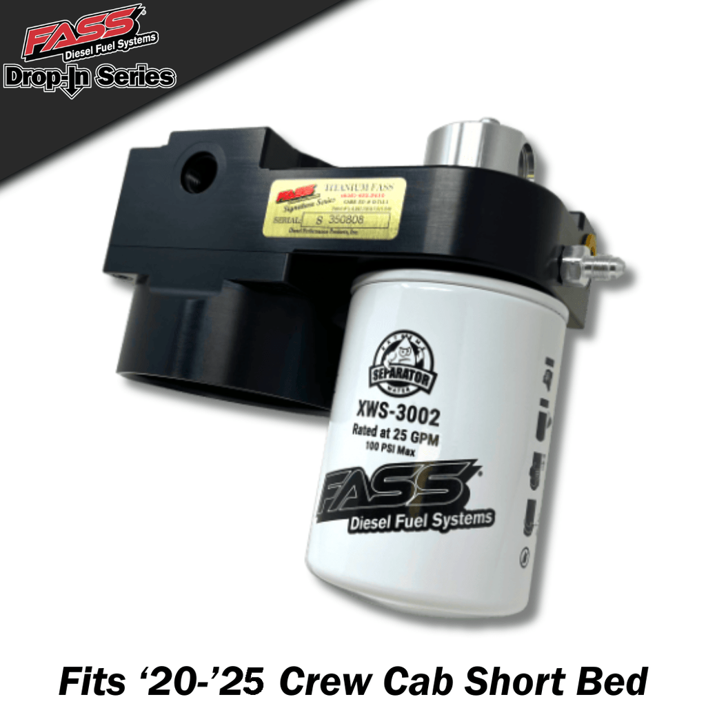 FASS Drop-In Series Fuel System for 2020 to 2025 GMC/Chevrolet, Duramax 6.6L (DIFSL5P2001)