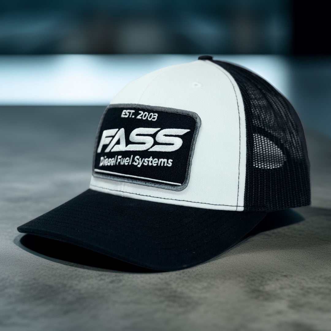 FASS White Patch Trucker Hat
