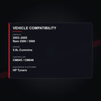2003–2005 Ram 5.9L Cummins tuning vehicle compatibility