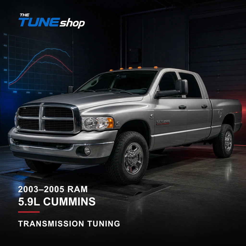 2003–2005 Ram 5.9L Cummins transmission tuning by The Tune Shop
