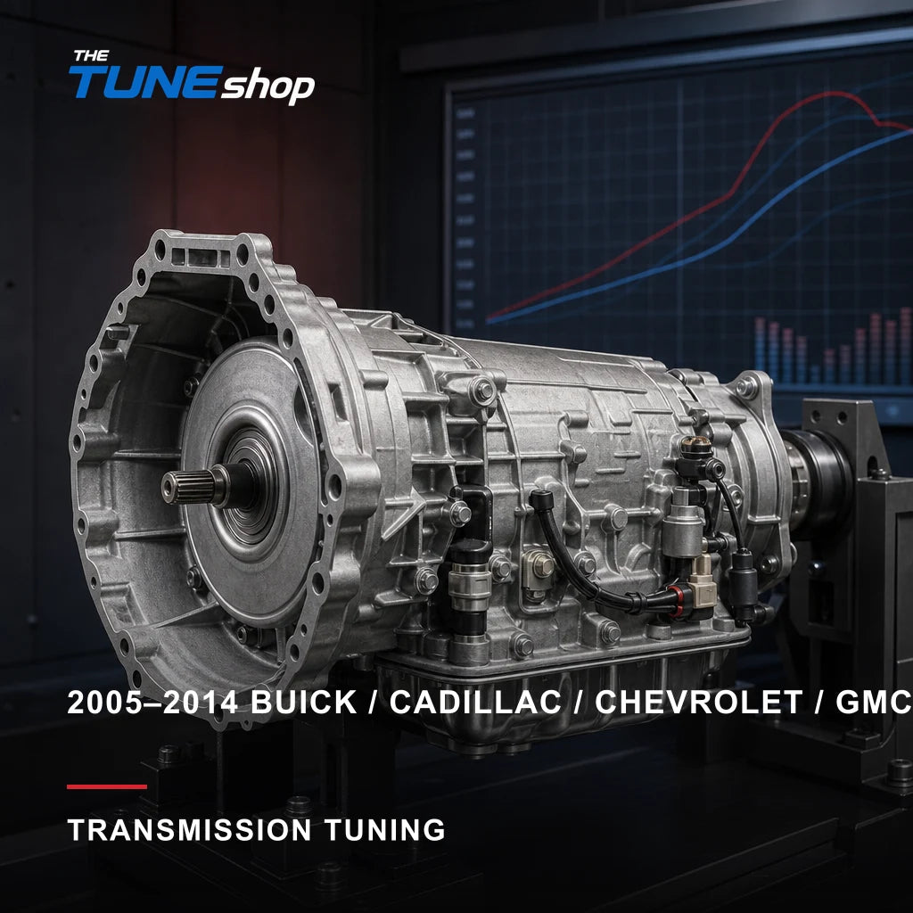 2005–2014 Buick / Cadillac / Chevrolet / GMC / Pontiac / Saturn transmission tuning by The Tune Shop