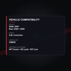 2006–2007 Ram 5.9L Cummins tuning vehicle compatibility